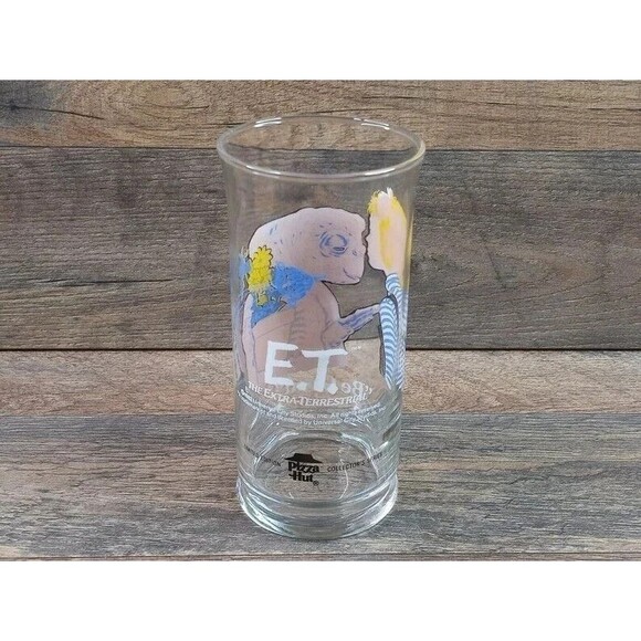 E.T. The Extra-Terrestrial * Be Good * Drinking Glass 1982 Pizza Hut Promo - Picture 4 of 6